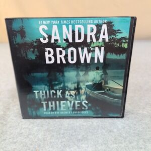Thick as Thieves Sandra Brown Audiobook CD Unabridged Kyf Brewer Thriller Novel‎